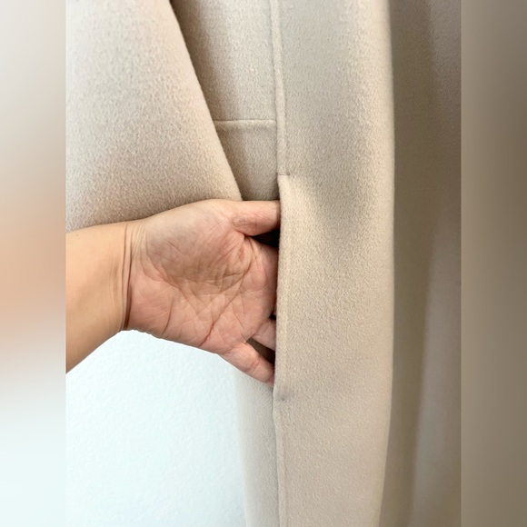 NWOT S Max Mara Arona coat in ecru - Picture 10 of 14